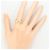 Autre Marque 18K Gelbgold-Ring mit Diamant Golden - Ansicht 7