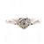 Autre Marque 18K Weißgold Diamantring Golden