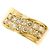 Autre Marque 18K Gelbgold Diamantring Golden