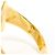 Autre Marque 18K Gelbgold- und Platinring mit Diamant Golden - Ansicht 6