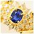 Autre Marque Anello a fascia elegante in platino e oro giallo D'oro - vista 2