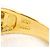 Autre Marque Anello a fascia elegante in platino e oro giallo D'oro - vista 5