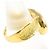 Autre Marque 18K Yellow Gold Band Ring with Diamond Golden - view 3
