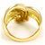 Autre Marque 18K Yellow Gold Band Ring with Diamond Golden - view 4