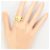 Autre Marque 18K Yellow Gold Band Ring with Diamond Golden - view 7