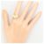 Autre Marque 18K Gelbgold-Ring mit Diamant Golden - Ansicht 7