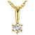Autre Marque Collana in oro giallo 18K con diamante D'oro
