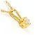 Autre Marque Collana in oro giallo 18K con diamante D'oro - vista 2