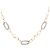 Autre Marque Collana in oro 18K bianco e giallo D'oro
