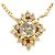 Autre Marque Collana in oro giallo 18K con diamante D'oro
