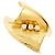 Autre Marque 18K Gelbgold-Ring mit Diamant Golden