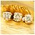Autre Marque 18K Gelbgold-Ring mit Diamant Golden - Ansicht 2
