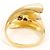Autre Marque 18K Gelbgold-Ring mit Diamant Golden - Ansicht 4