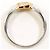 Autre Marque PT900 Platin- und Roségold-Ring mit Diamant Pink Golden - Ansicht 3