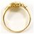 Autre Marque 18K Gelbgold-Ring mit Diamanten Golden - Ansicht 3
