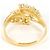 Autre Marque 18K Gelbgold-Ring mit Diamanten Golden - Ansicht 4