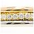 Autre Marque Eleganter Diamantring Golden - Ansicht 2