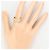 Autre Marque Eleganter Diamantring Golden - Ansicht 7