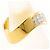 Autre Marque Platin- und Gelbgold-Diamantring Golden - Ansicht 3