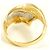 Autre Marque Platin- und Gelbgold-Ring mit Diamant Golden - Ansicht 4