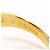 Autre Marque Platin- und Gelbgold-Ring mit Diamant Golden - Ansicht 5