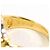 Autre Marque Platin- und Gelbgold-Ring mit Diamant Golden - Ansicht 6