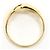 Autre Marque 18K Gelbgold-Ring mit Diamant Golden - Ansicht 2