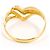 Autre Marque 18K Gelbgold-Ring mit Diamant Golden - Ansicht 3