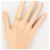 Autre Marque 18K Gelbgold-Ring mit Diamant Golden - Ansicht 6