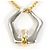 Autre Marque Elegante collana in platino e oro giallo D'oro