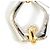 Autre Marque Elegante collana in platino e oro giallo D'oro - vista 4
