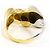 Autre Marque Anello a fascia in platino PT900 e oro giallo 18K D'oro - vista 4
