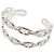 Hermès Bracciale doppio Chaine d'Ancre Enchaînée in argento LG