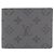 Slender Louis Vuitton Monogram Eclipse Reverse Bill Wallet Brown