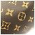 Borsa a tracolla Louis Vuitton Monogram Macassar Soft Polochon Marrone D'oro - vista 4