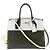 Louis Vuitton City Steamer MM Lederhandtasche Schwarz Weiß Grün Khaki