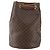 Céline Celine Vintage Macadam Canvas and Leather Marrone