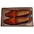 Mocassini Bally in scamosciato marrone e arancione - vista 4