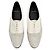 Saint Laurent Scarpe Oxford in pelle bianca con borchie Bianco