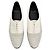 Saint Laurent Scarpe Oxford in pelle bianca con borchie Bianco - vista 4