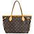 Borsa Tote Louis Vuitton Neverfull PM Monogram Marrone Monogramma - vista 3