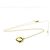 Collana con pendente Atlas X Closed Interlocking di Tiffany & Co. in oro giallo 18K D'oro
