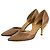 Gucci D'Orsay Pumps aus braunem Pythonleder
