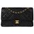 Chanel Timeless - Classic Double Flap Bag Leather medium Nero