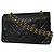 Chanel Timeless - Classic Double Flap Bag Leather medium Nero - vista 2