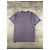 Acne Studios T-shirt Face Patch in cotone - Viola Porpora - vista 2