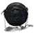 Valentino Garavani Mini sac bandoulière en cuir noir avec rosette Valentino Violet  - vue 1