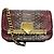 Kiton Crossbody-Abendtasche aus Pythonleder mit lila Ombré-Effekt