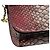 Kiton Crossbody-Abendtasche aus Pythonleder mit lila Ombré-Effekt - Ansicht 11