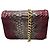 Kiton Crossbody-Abendtasche aus Pythonleder mit lila Ombré-Effekt - Ansicht 3